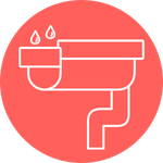 Icon of our gutter cleaning service.