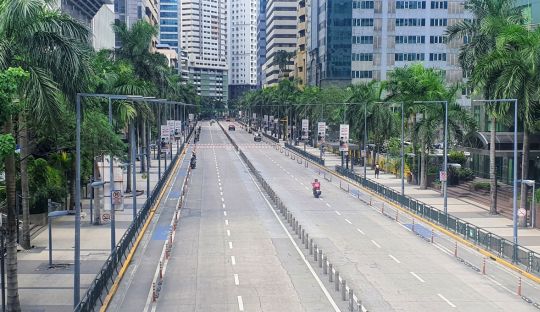 Aerial photo of Pasig City.