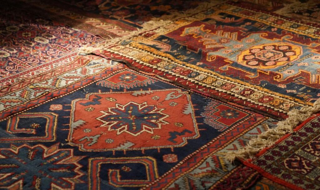 Area rug just went through our carpet cleaning service.